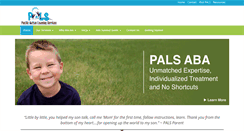 Desktop Screenshot of palsautism.com
