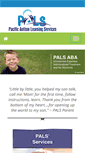 Mobile Screenshot of palsautism.com